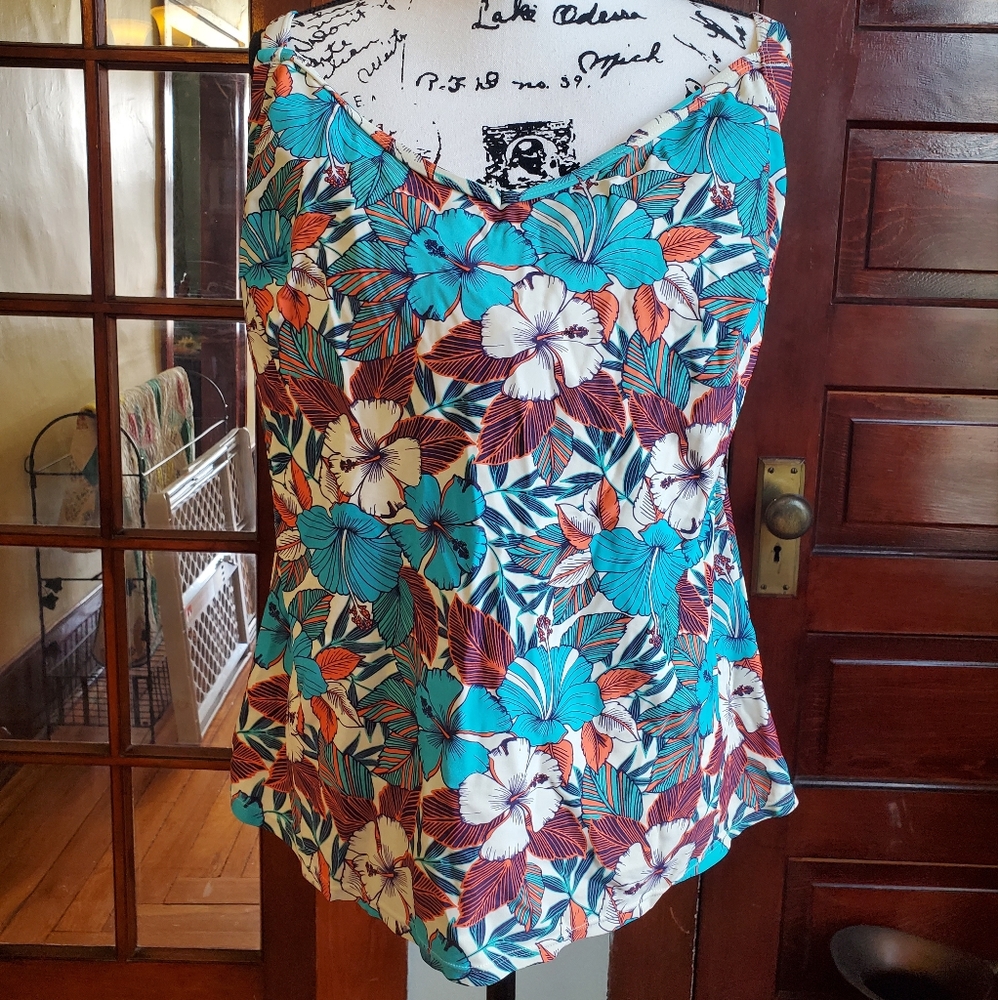 CURVY KATE TANKINI TOP SIZE 40I EUC